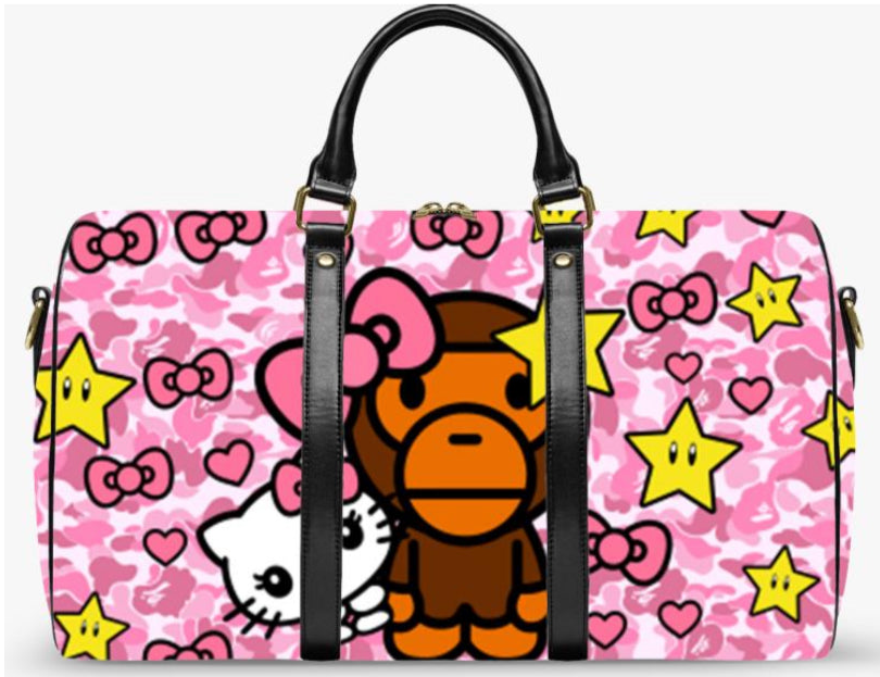 H Kitty x Milo Pink Duffle Bag