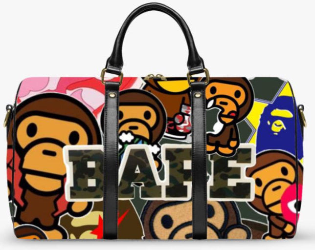 Multicolored Bape Duffle Bag
