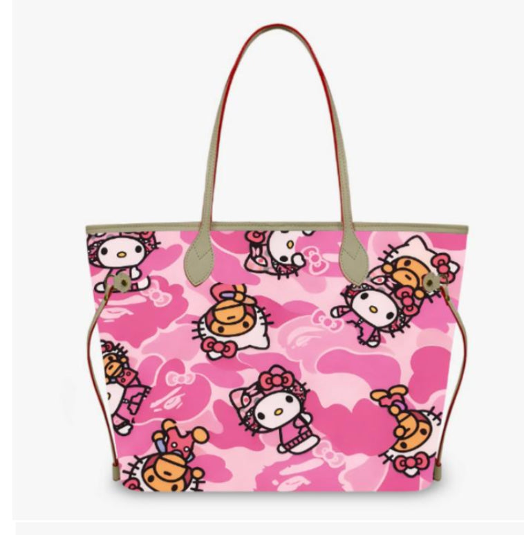 H Kitty x Milo Light Pink Camo Tote Bag
