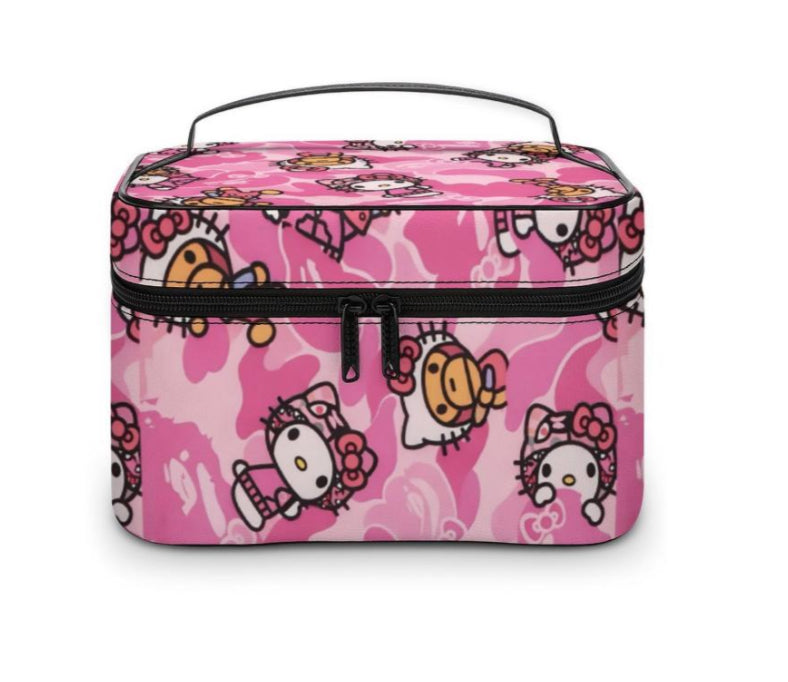 H Kitty x Milo Pink Camo Vanity Bag