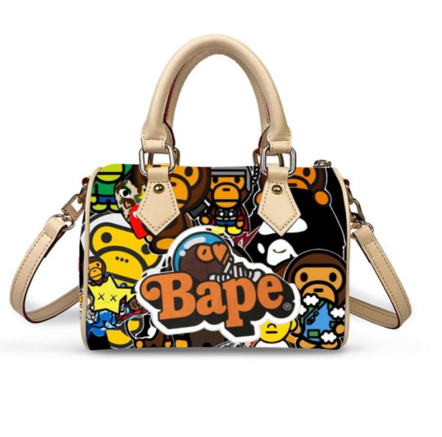 Multicolor B Ape Pillow Bag