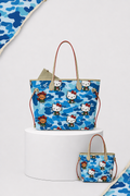 Blue Camo x H Kitty Tote