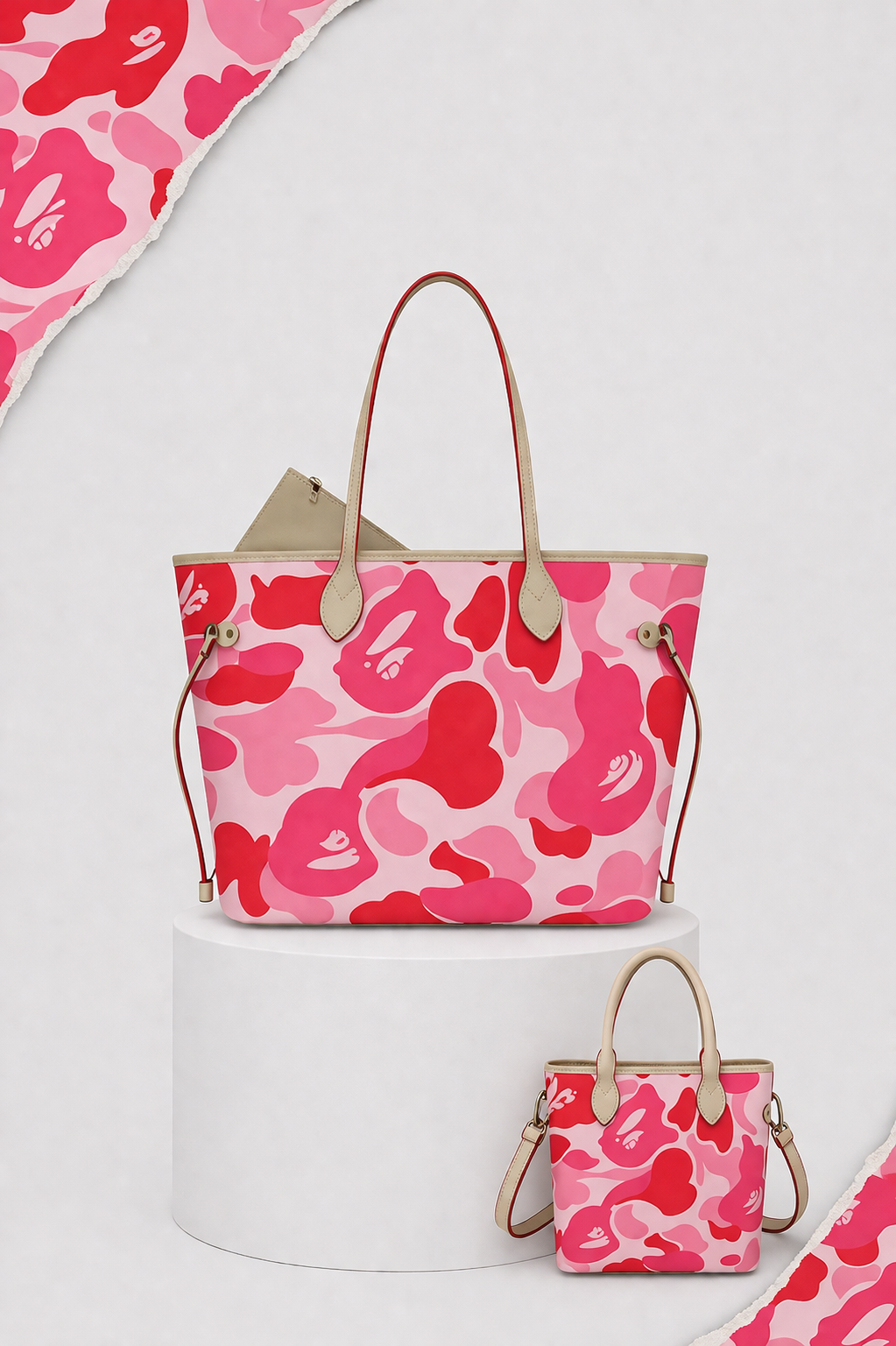 Ape Pastel Pink Tote