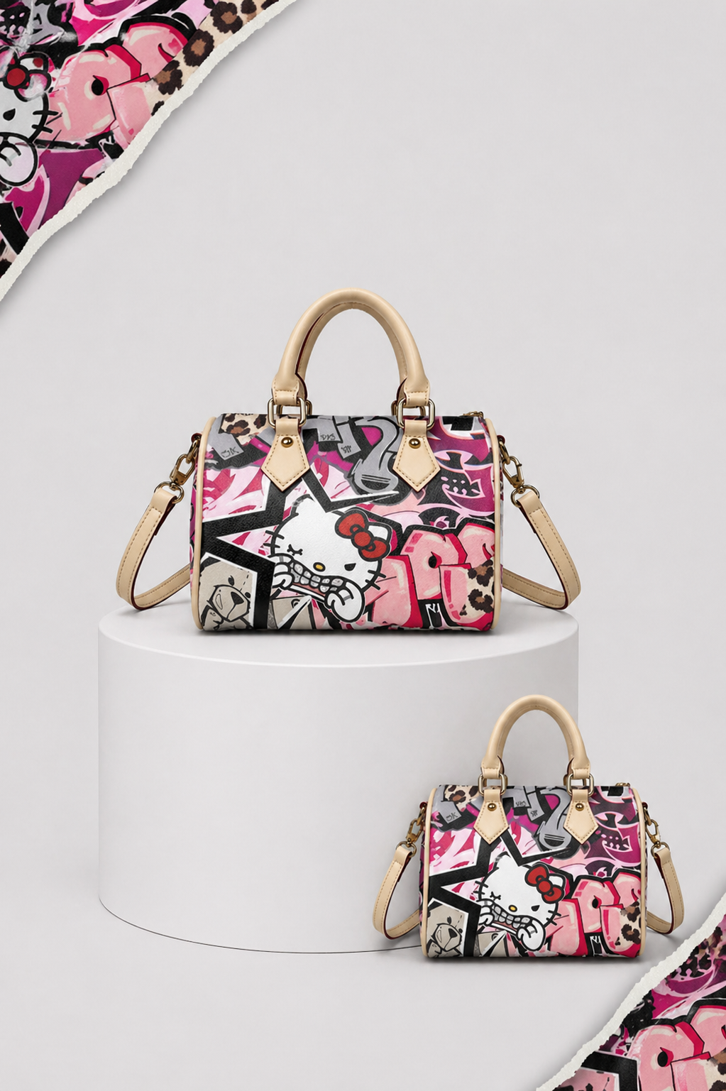 RockStar H Kitty Bag Pillow Bag